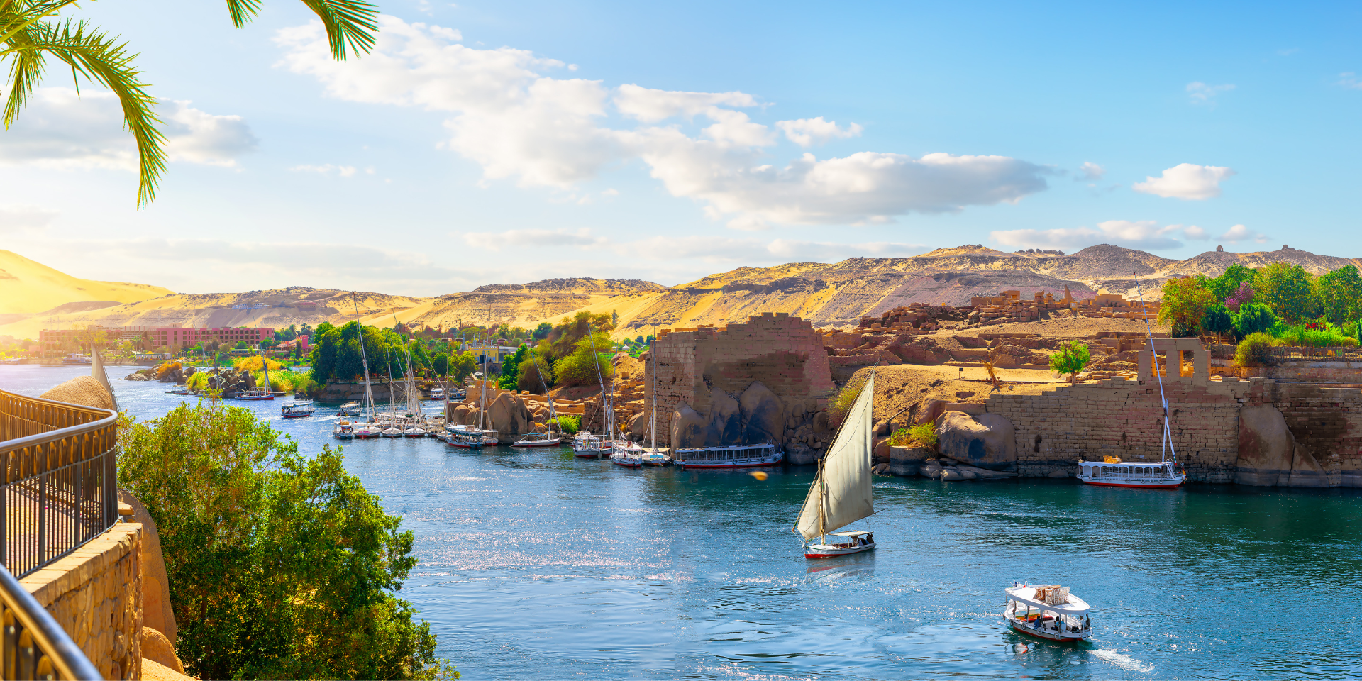 Nile River in Aswan